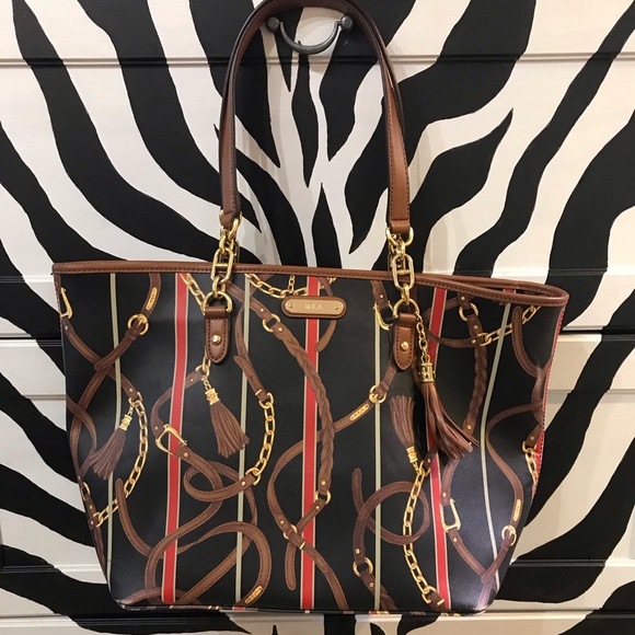 Ralph Lauren leather Bag with zipper - Picture 1 of 6